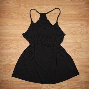 Black Racerback Tank Shirt